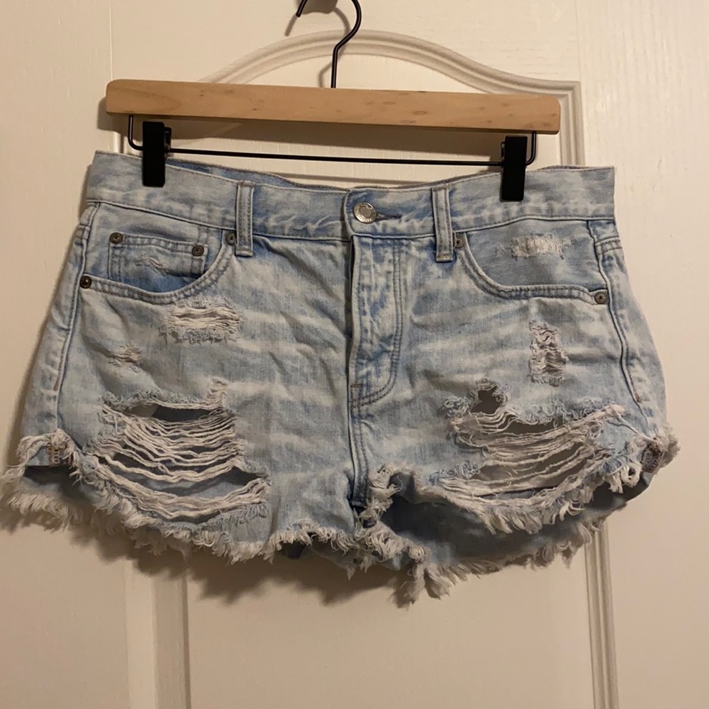 Distressed shorts